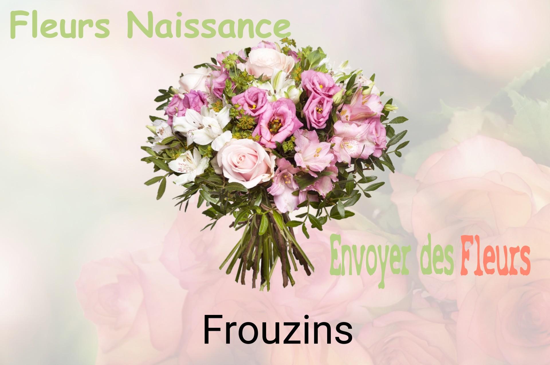 Bouquet de fleurs de naissance livré à Frouzins